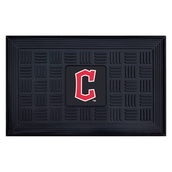 FanMats® - Cleveland Indians 19.5" x 31.25" Ridged Vinyl Door Mat with "C" Logo