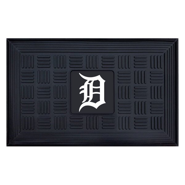 FanMats® - Detroit Tigers 19.5" x 31.25" Ridged Vinyl Door Mat with "D" Logo