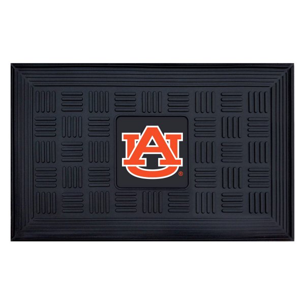 FanMats® - Auburn University 19.5" x 31.25" Ridged Vinyl Door Mat with "AU" Logo