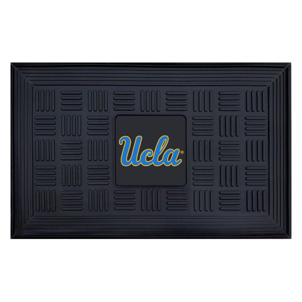 FanMats® - University of California (Los Angeles) 19.5" x 31.25" Ridged Vinyl Door Mat with "script UCLA" Logo
