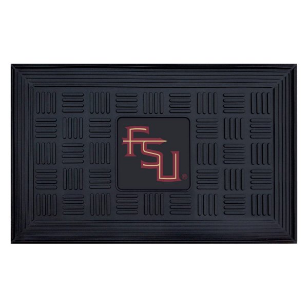 FanMats® - Florida State University 19.5" x 31.25" Ridged Vinyl Door Mat with "FSU" Logo