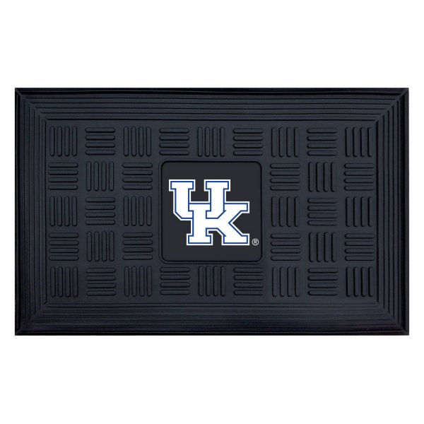 FanMats® - University of Kentucky 19.5" x 31.25" Ridged Vinyl Door Mat with "UK" Logo