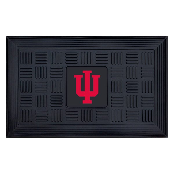 FanMats® - Indiana University 19.5" x 31.25" Ridged Vinyl Door Mat with "IU" Logo