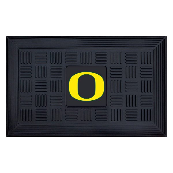 FanMats® - University of Oregon 19.5" x 31.25" Ridged Vinyl Door Mat with "O" Logo