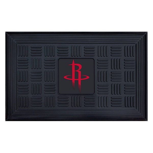 FanMats® - Houston Rockets 19.5" x 31.25" Ridged Vinyl Door Mat with "R" Logo