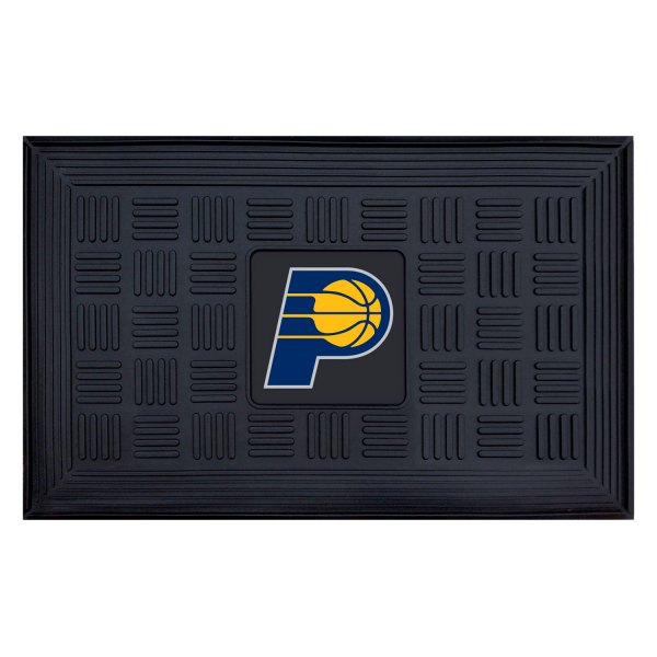 FanMats® - Indiana Pacers 19.5" x 31.25" Ridged Vinyl Door Mat with "P" Logo