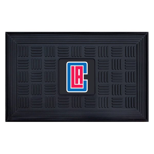 FanMats® - Los Angeles Clippers 19.5" x 31.25" Ridged Vinyl Door Mat with "LAC" Logo