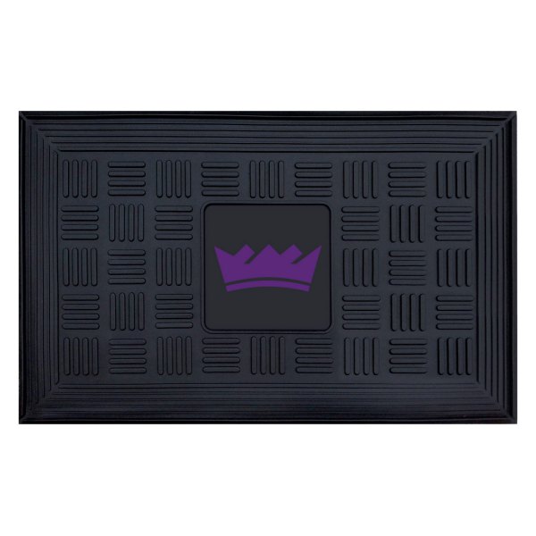 FanMats® - Sacramento Kings 19.5" x 31.25" Ridged Vinyl Door Mat with "Crown" Logo