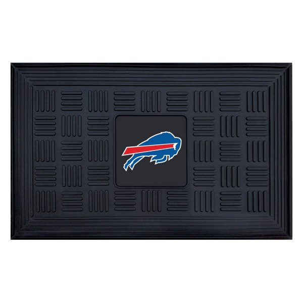 FanMats® - Buffalo Bills 19.5" x 31.25" Ridged Vinyl Door Mat with "Buffalo" Logo