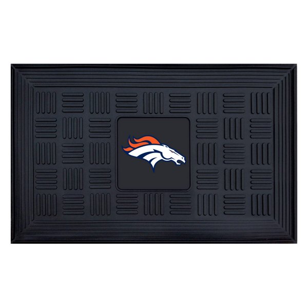 FanMats® - Denver Broncos 19.5" x 31.25" Ridged Vinyl Door Mat with "Bronco" Logo