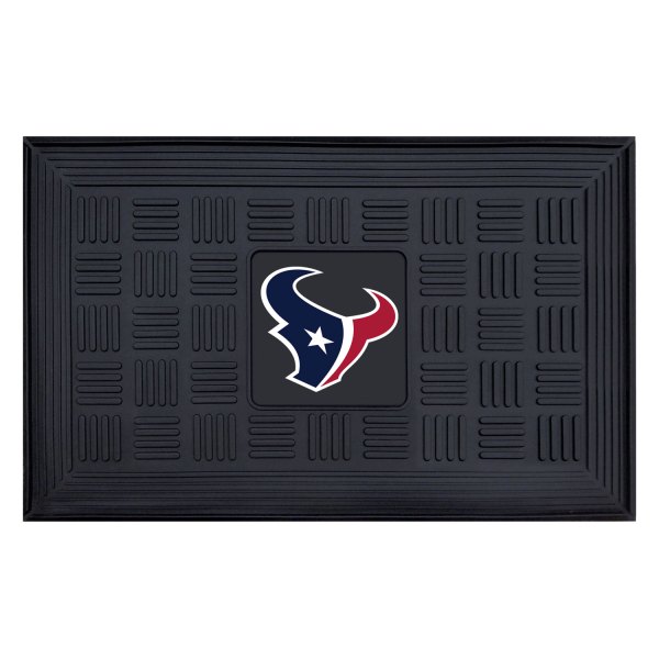 FanMats® - Houston Texans 19.5" x 31.25" Ridged Vinyl Door Mat with "Texans" Logo