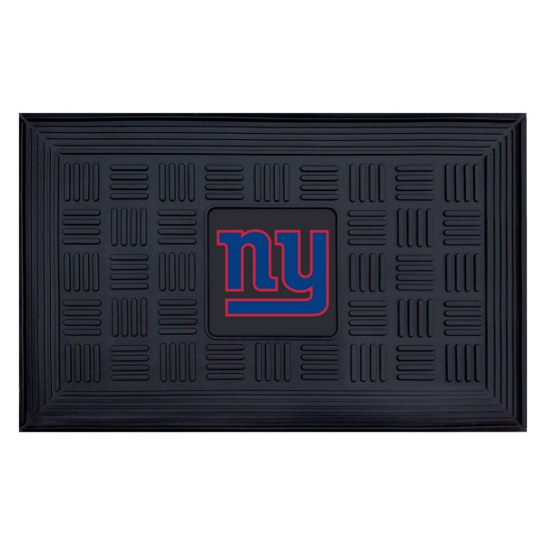 FanMats® - New York Giants 19.5" x 31.25" Ridged Vinyl Door Mat with "NY" Logo