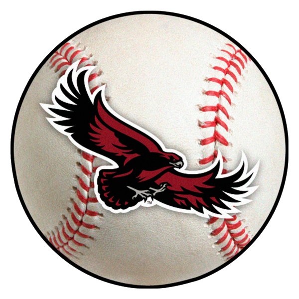 FanMats® - St. Joseph's University 27" Dia Nylon Face Baseball Ball Floor Mat with "Hawk & Wordmark" Logo