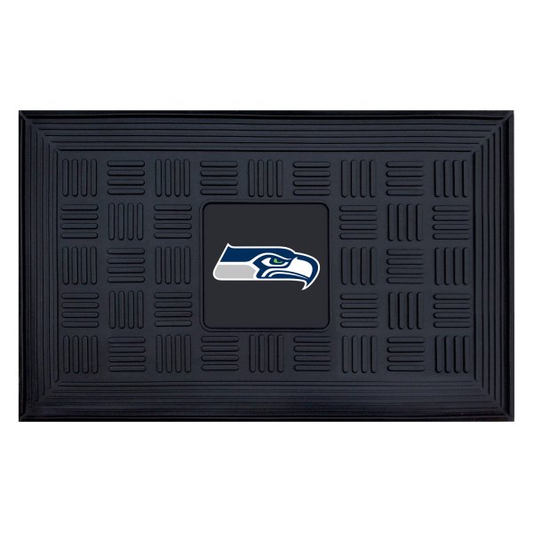 FanMats® - Seattle Seahawks 19.5" x 31.25" Ridged Vinyl Door Mat with "Seahawk" Logo