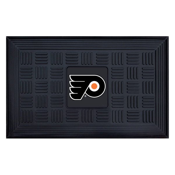FanMats® - Philadelphia Flyers 19.5" x 31.25" Ridged Vinyl Door Mat with "P" Logo