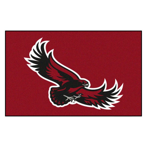 FanMats® - St. Joseph's University 60" x 96" Nylon Face Ulti-Mat with "Hawk & Wordmark" Primary Logo