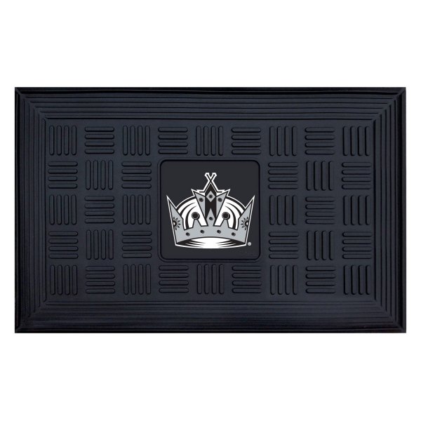 FanMats® - Los Angeles Kings 19.5" x 31.25" Ridged Vinyl Door Mat with "Crown" Logo