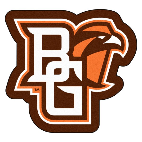 FanMats® - Bowling Green State University 36" x 48" Mascot Floor Mat with "BG & Falcon" Logo