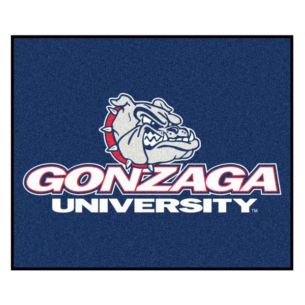 FanMats® - Gonzaga University 60" x 72" Nylon Face Tailgater Mat with "Bulldog with Wordmark" Logo