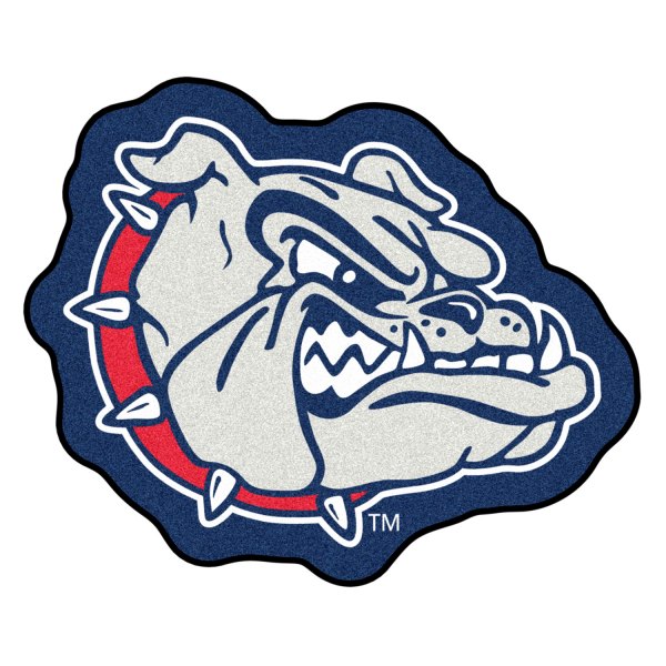 FanMats® - Gonzaga University 36" x 48" Nylon Face Mascot Floor Mat with "Bulldog" Logo