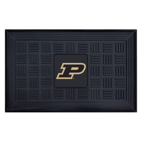 FanMats® - Purdue University 19.5" x 31.25" Ridged Vinyl Door Mat with "P" Logo