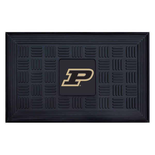 FanMats® - Purdue University 19.5" x 31.25" Ridged Vinyl Door Mat with "P" Logo