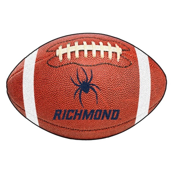 FanMats® - University of Richmond 20.5" x 32.5" Nylon Face Football Ball Floor Mat with "Spider & Richmond" Logo