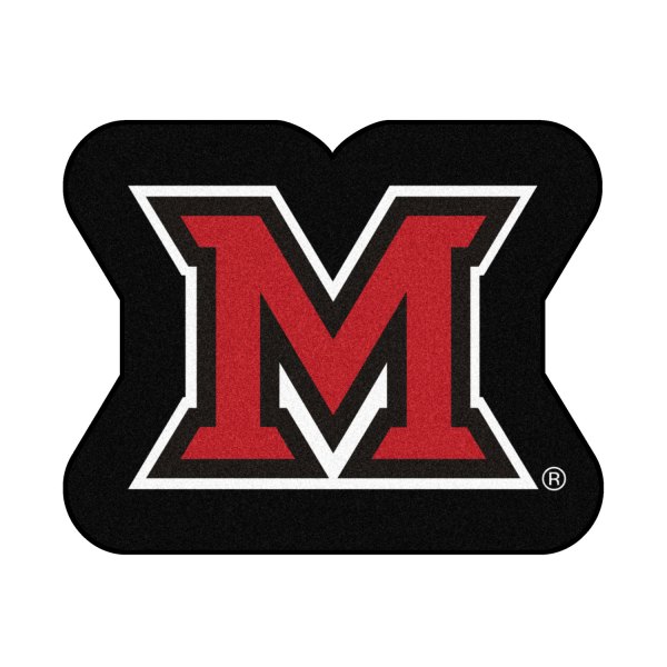 FanMats® - Miami University (OH) 36" x 48" Mascot Floor Mat with "Block M" Logo