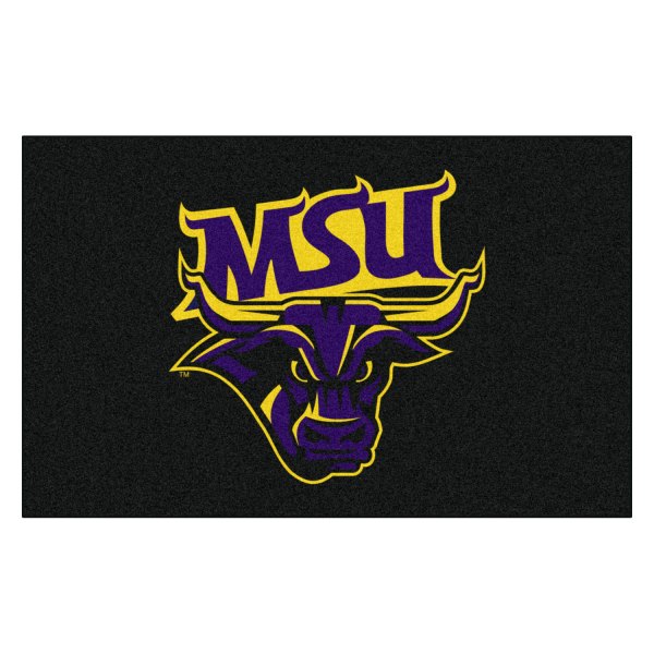 FanMats® - Minnesota State University (Mankato) 60" x 96" Nylon Face Ulti-Mat with "MSU & Maverick" Logo