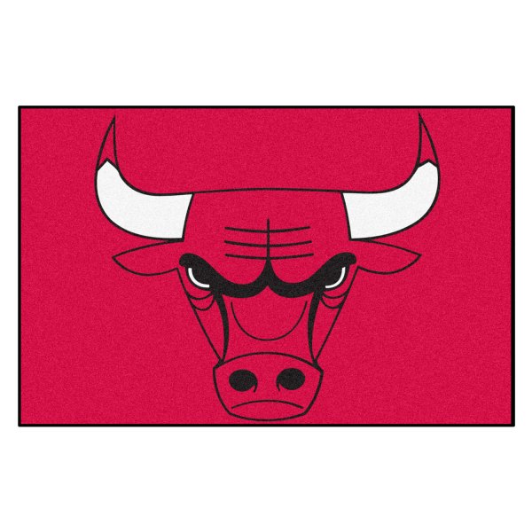FanMats® - Chicago Bulls 19" x 30" Nylon Face Starter Mat with "Bull" Logo