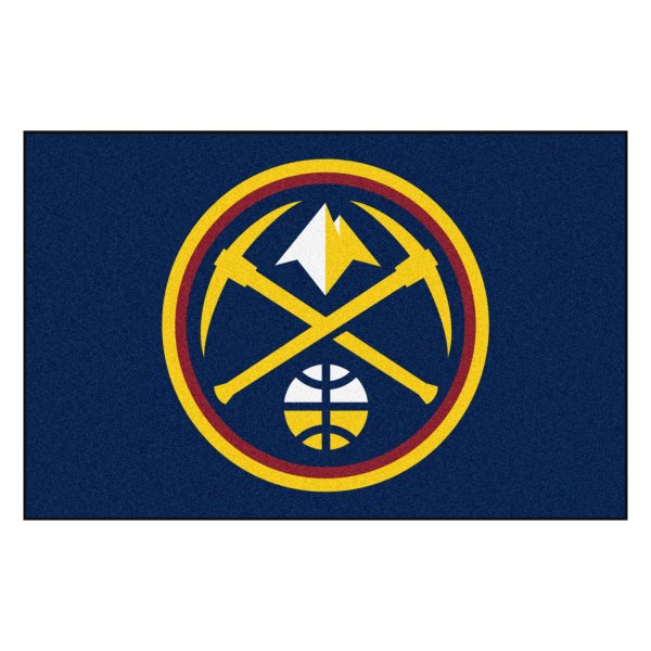 FanMats® - Denver Nuggets 19" x 30" Nylon Face Starter Mat with "Nuggets" Primary Logo