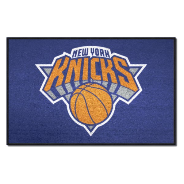 FanMats® - New York Knicks 19" x 30" Nylon Face Starter Mat with "New York Knicks Icon" Logo