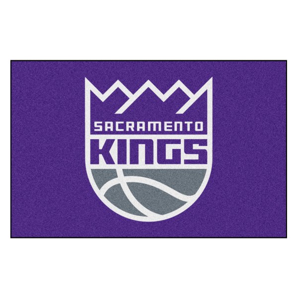 FanMats® - Sacramento Kings 19" x 30" Nylon Face Starter Mat with "Sacramento Kings Crown" Logo