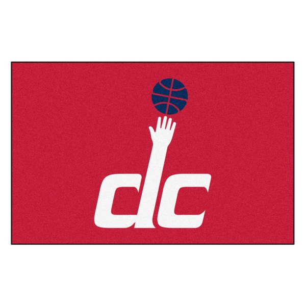 FanMats® - Washington Wizards 19" x 30" Nylon Face Starter Mat with "DC Hand" Logo