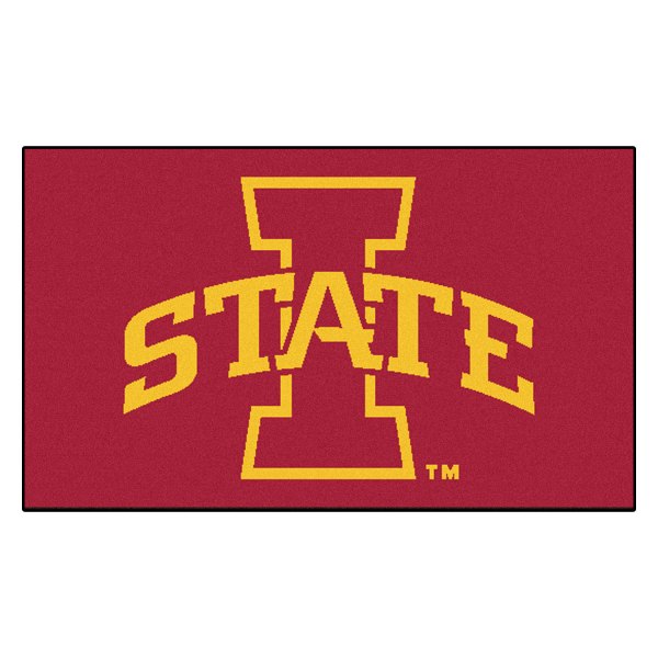 FanMats® - Iowa State University 19" x 30" Nylon Face Starter Mat with "I State" Logo