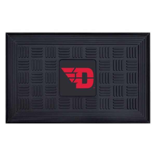 FanMats® - University of Dayton 19.5" x 31.25" Ridged Vinyl Door Mat with "Stylized D" Logo