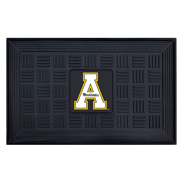 FanMats® - Appalachian State University 19.5" x 31.25" Ridged Vinyl Door Mat with "A & Mountaineers" Logo