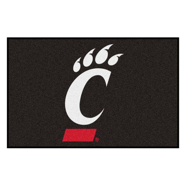 FanMats® - University of Cincinnati 19" x 30" Nylon Face Starter Mat with "C Bear Claw" Logo