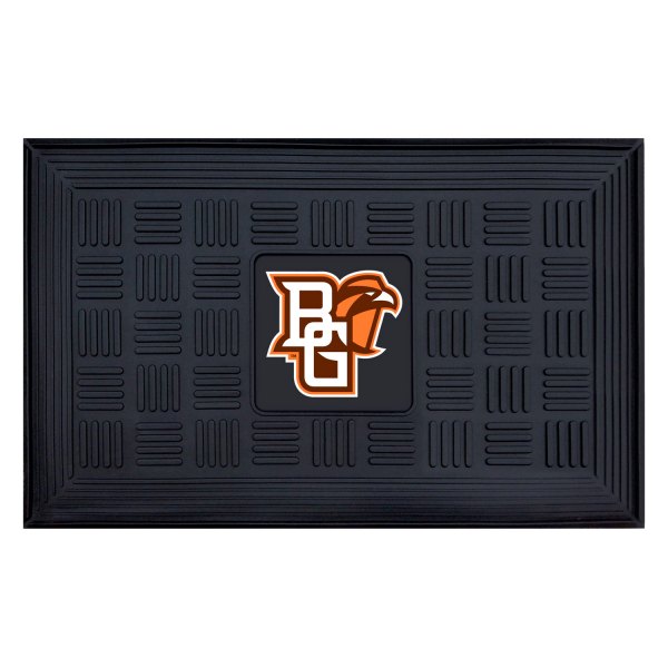 FanMats® - Bowling Green State University 19.5" x 31.25" Ridged Vinyl Door Mat with "BG & Falcon" Logo
