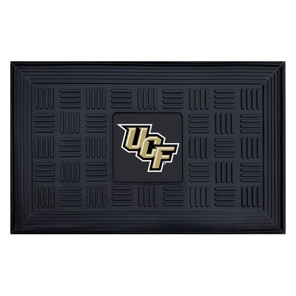 FanMats® - University of Central Florida 19.5" x 31.25" Ridged Vinyl Door Mat with "UCF" Primary Logo