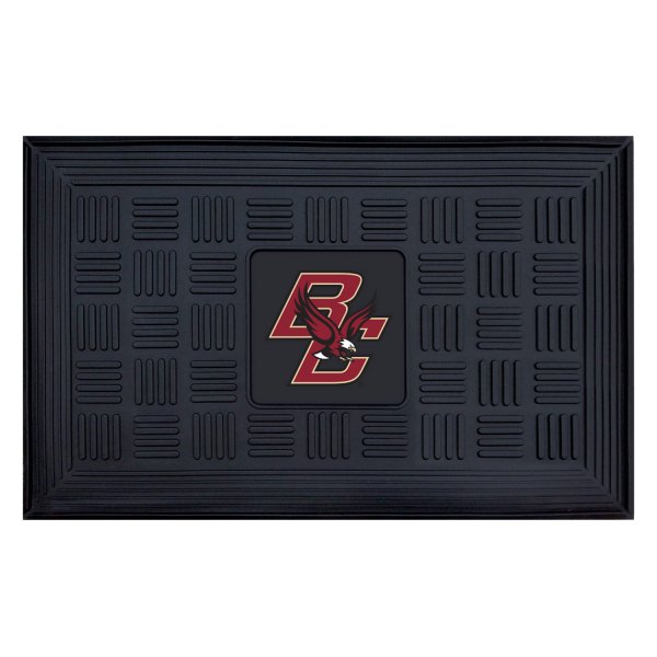 FanMats® - Boston College 19.5" x 31.25" Ridged Vinyl Door Mat with "BC & Eagle" Logo