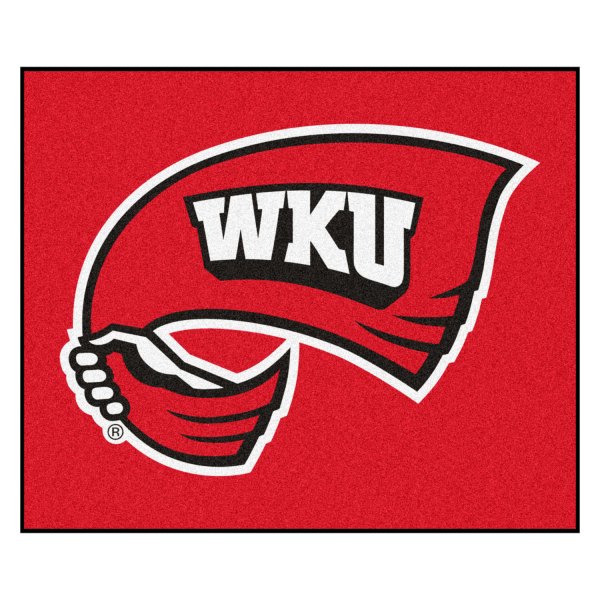 FanMats® - Western Kentucky University 59.5" x 71" Nylon Face Tailgater Mat with "Flag WKU" Logo