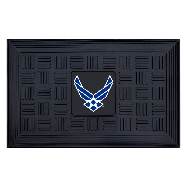 FanMats® - U.S. Air Force 19.5" x 31.25" Ridged Vinyl Door Mat with "Air Force" Official Logo