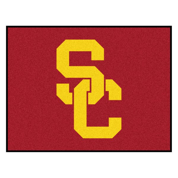 FanMats® - University of Southern California 33.75" x 42.5" Nylon Face All-Star Floor Mat with "Block SC" Logo