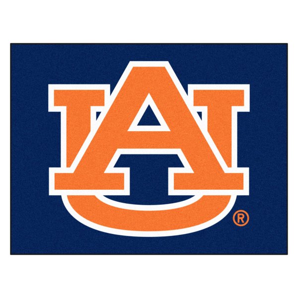 FanMats® - Auburn University 33.75" x 42.5" Nylon Face All-Star Floor Mat with "AU" Logo