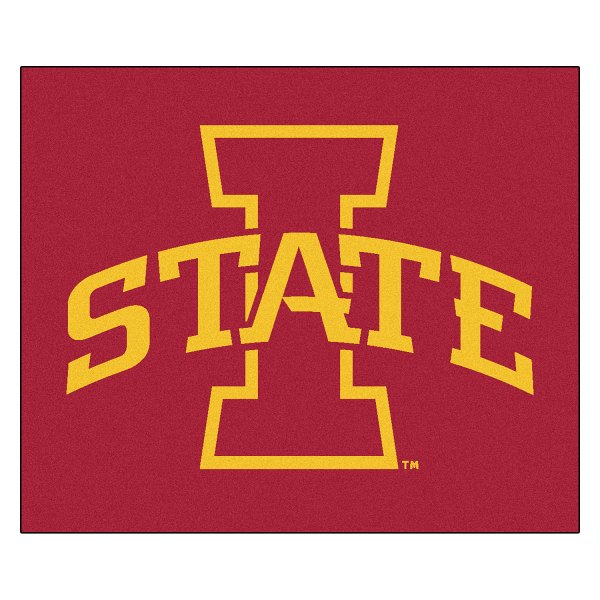 FanMats® - Iowa State University 59.5" x 71" Nylon Face Tailgater Mat with "I State" Logo
