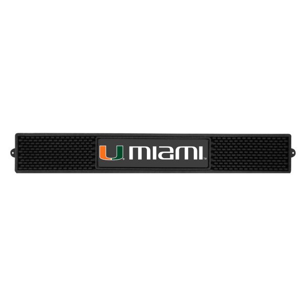 FanMats® - NCAA "University of Miami" Logo "University of Miami" Logo Vinyl Drink Mat