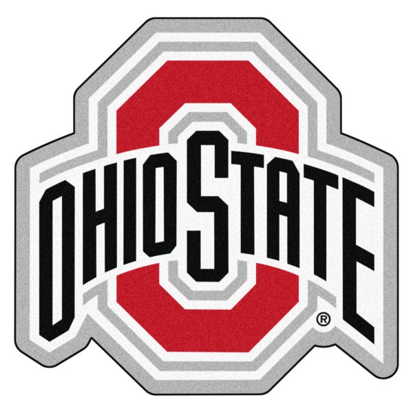 FanMats® - Ohio State University 36" x 48" Mascot Floor Mat with "O & Ohio State" Logo