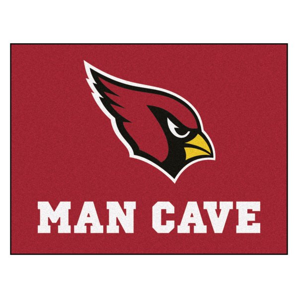FanMats® - Arizona Cardinals 33.75" x 42.5" Nylon Face Man Cave All-Star Floor Mat with "Cardinal" Logo