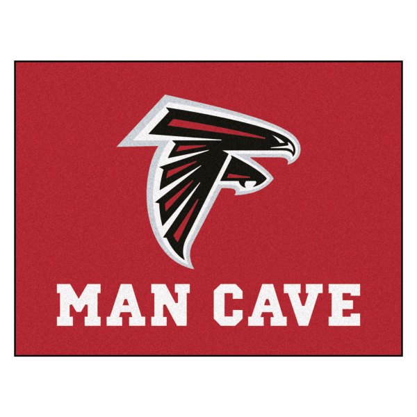 FanMats® - Atlanta Falcons 33.75" x 42.5" Nylon Face Man Cave All-Star Floor Mat with "Falcon" Logo